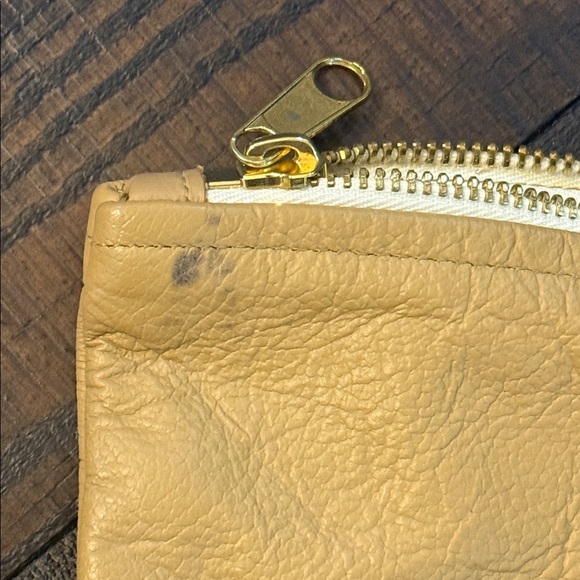 American Apparel Leather Pouch Clutch Large Made in USA - Picture 7 of 11